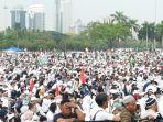Aksi Solidaritas 2 Juta Warga Indonesia di Monas Bikin Warga Gaza Palestina Menangis Haru
